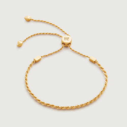 Gold Vermeil Corda Chain Friendship Bracelet