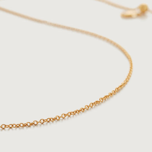 Gold Vermeil Rolo Chain Necklace