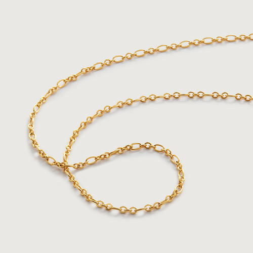 Gold Vermeil Woven Chain Necklace