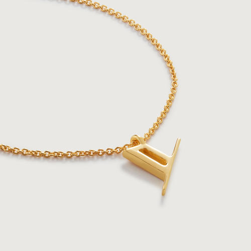 Gold Vermeil Initial Y Chain Necklace
