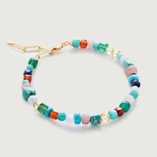 Gold Vermeil Freedom Multi Gemstone Beaded Bracelet - Freedom Stones