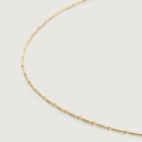 Gold Vermeil Twist Chain Necklace