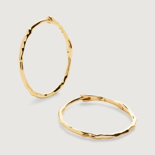 Gold MV Siren™ Medium Hoop Earrings