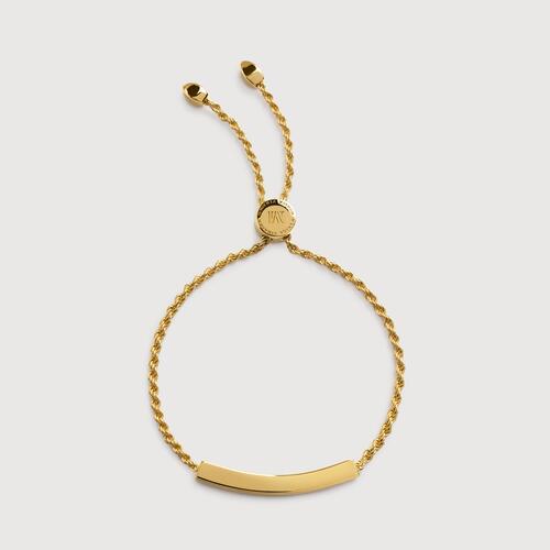 Gold Vermeil Linear Chain Friendship Bracelet