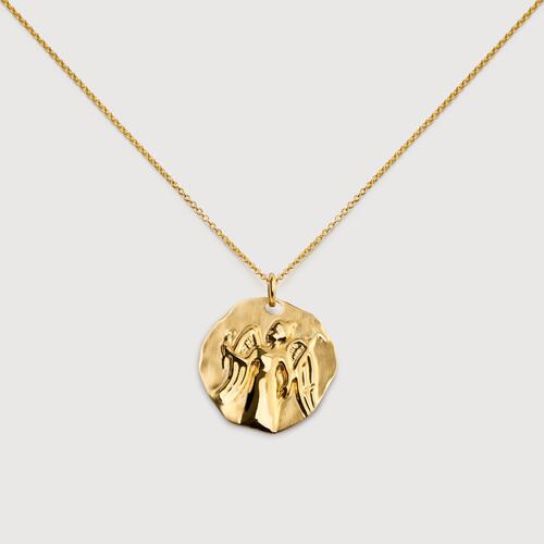 Gold Vermeil Virgo Zodiac Chain Necklace