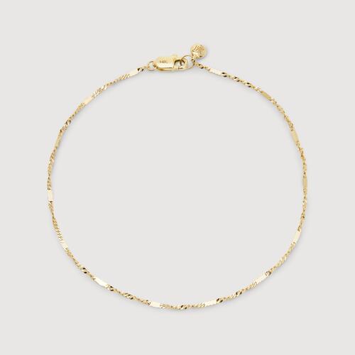 Gold Shimmer Chain Bracelet