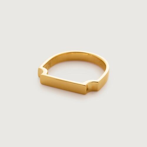 Gold Vermeil Signature Ring
