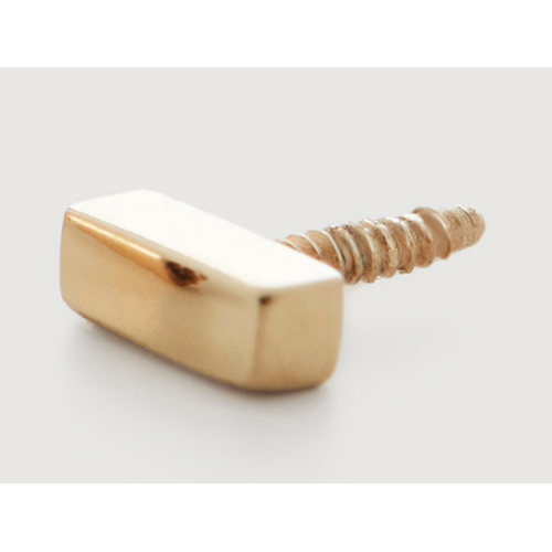Linear Flat Back Piercing Stud