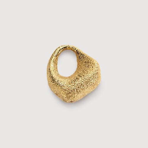 Gold Vermeil Antica Textured Pendant