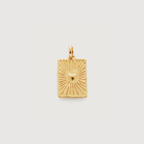 Gold Vermeil Talisman Heart Pendant