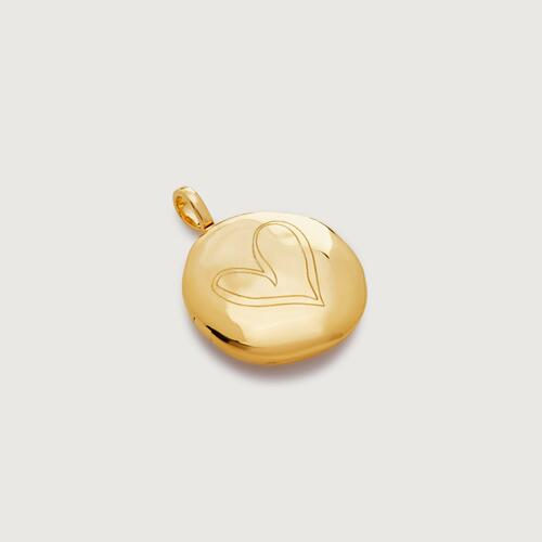 Gold Vermeil Deia Round Locket