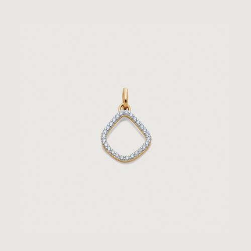 Gold Riva Kite Diamond Small Pendant - Lab Grown Diamond