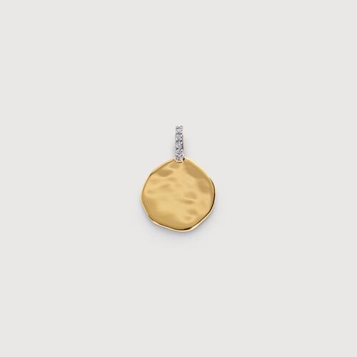 Gold Vermeil MV Siren™ Diamond Coin Pendant - Lab Grown Diamond