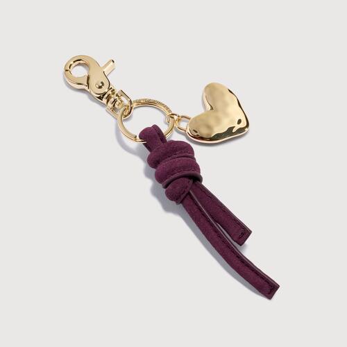 Zinc Heart Bag Charm
