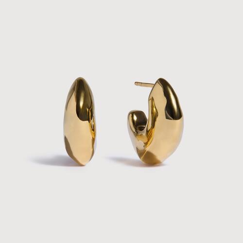 Gold Vermeil Odyssey Medium Hoop Earrings