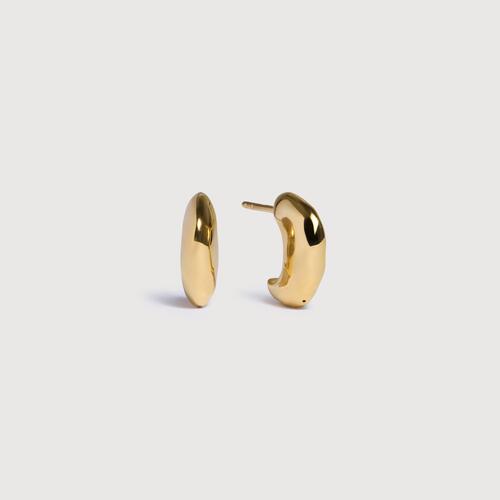 Gold Vermeil Odyssey Huggie Earrings