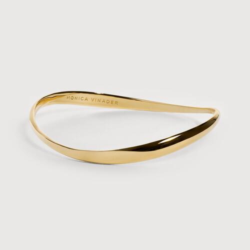 Gold Vermeil Swirl Bangle