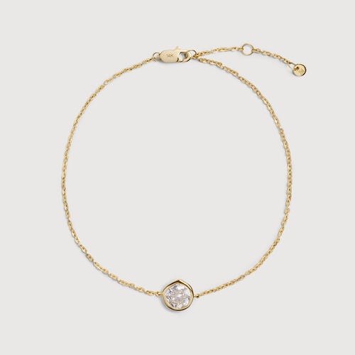 Gold MV Siren™ Solitaire Diamond 0.5ct Bracelet - Lab Grown Diamond