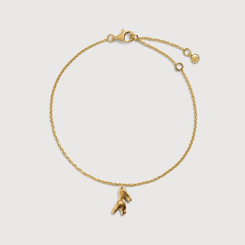 Gold Vermeil Fragments Coral Chain Bracelet
