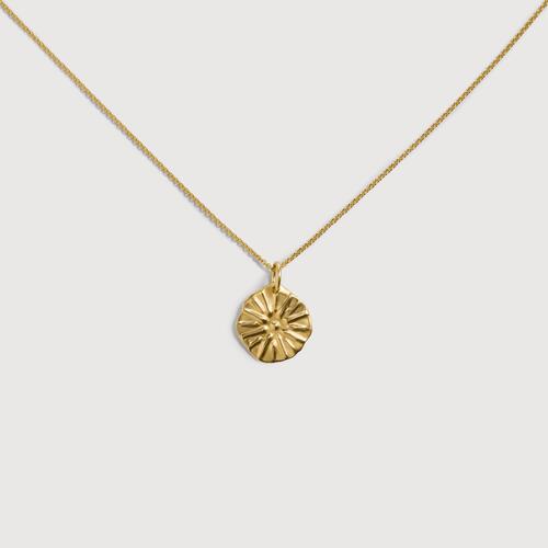 Gold Vermeil Sunburst Chain Necklace