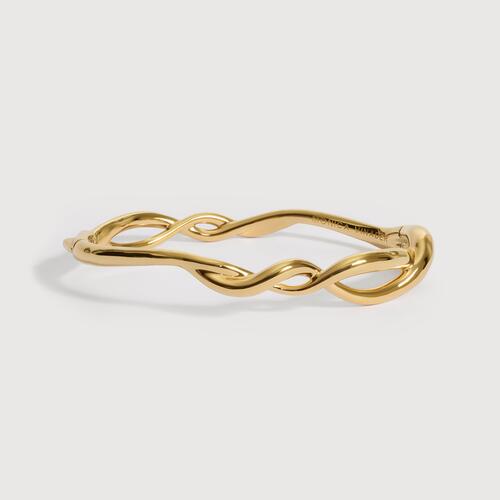 Gold Vermeil Ochre Bangle