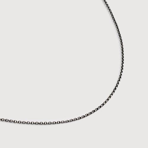 Sterling Silver Diamond Cut Rolo Chain Necklace