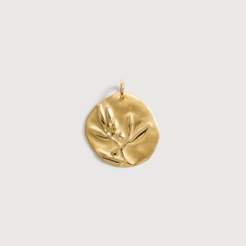 Gold Vermeil Peace Pendant