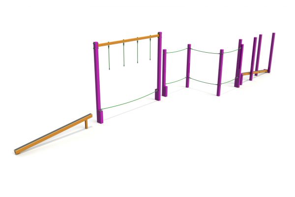 Steel Monkey Bars - A E Evans