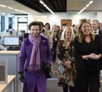 HRH The Princess Royal visits Ballykelly House