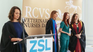 220 vet nurses welcomed to profession at London Zoo ceremonies