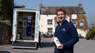 Innovative young farmer transforms horsebox into UK’s first mobile milk vending machine