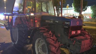 3 arrested following police chase…of stolen tractor