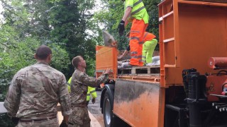 Water levels at Whaley Bridge brought down 6m