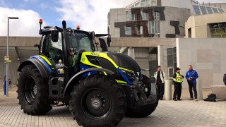 Rural crime tractor ends tour at Scottish Parliament