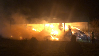 Almost £2,500 worth of hay ‘set alight’ in barn fire