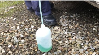 Colour combo crime: Car pulled on green diesel…and kerosene