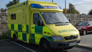 2 taken to hospital following collision involving tractor