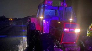 Tractor driver arrested for driving on motorway…in wrong direction