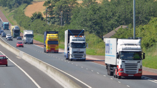 exports lorries food and drink sales