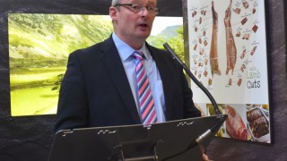 Gwyn Howells honoured for contribution to the Welsh red meat industry
