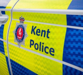 Tractor falls onto M20 from bridge after separating from trailer