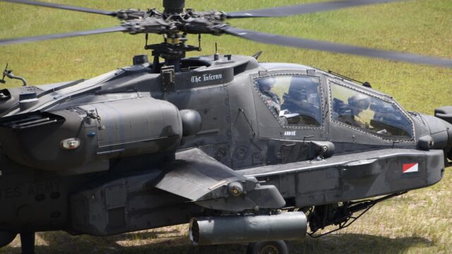 An Apache Attack helicopter