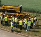 Ukrainian farmers’ break from war on UK machinery research trip