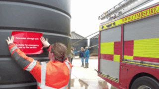 Watch: How UK farmers are fighting fires with rainwater tanks