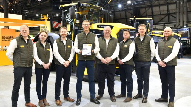 JCB scoops Machine of the Year Award at LAMMA