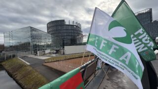Watch: Agri sector workers demonstrate in Strasbourg
