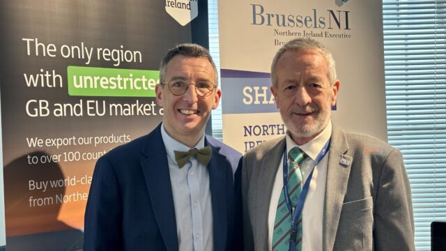 Muir showcases NI agri-food produce at Brussels St. Patrick’s Day event