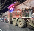 Fodder beet harvester takes centre stage at Co. Down farmer protest