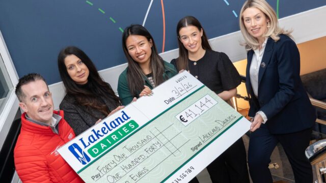 Lakeland Dairies raises over €41k for charity partners