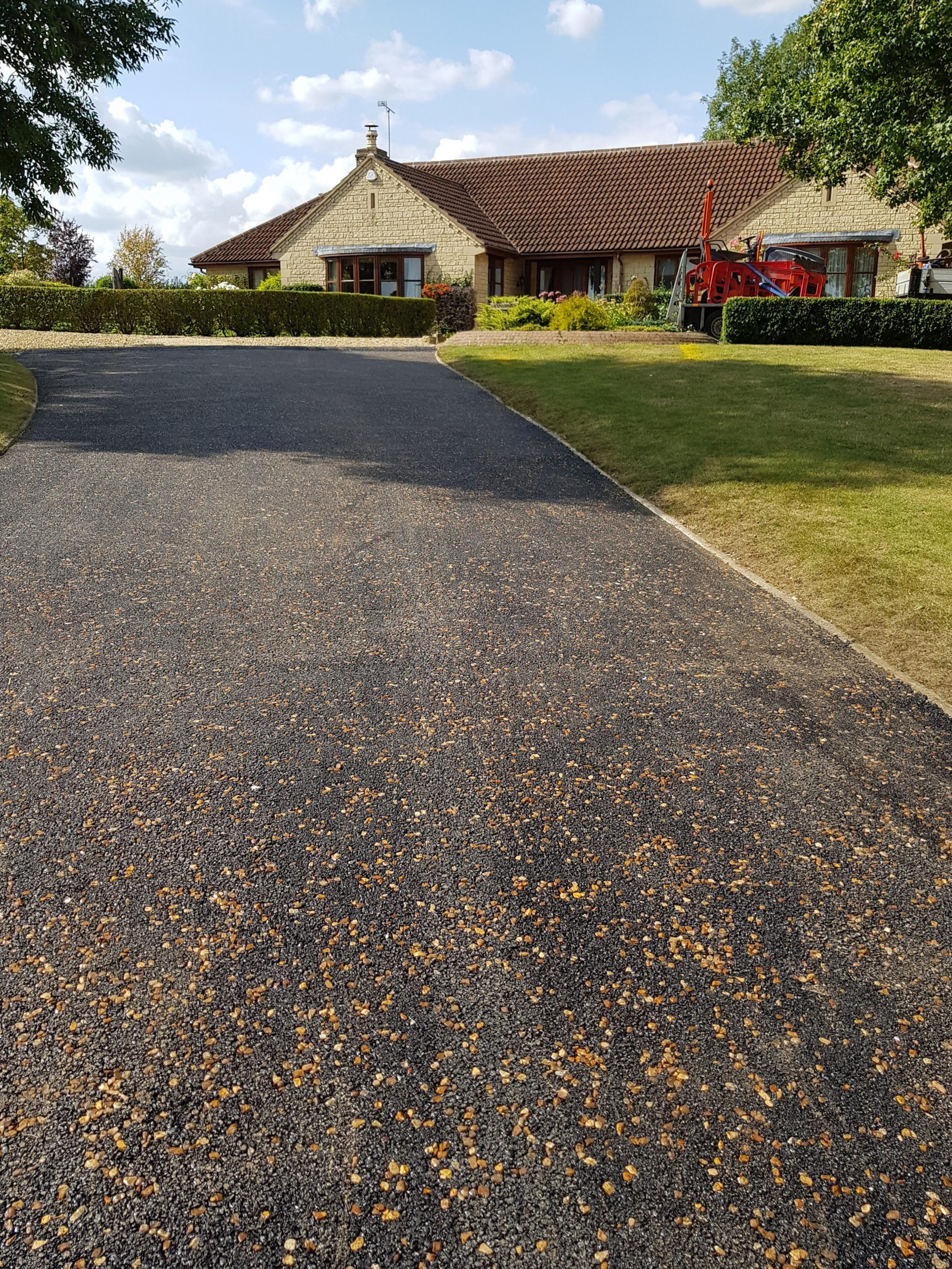 Resurfaced Asphalt Driveway